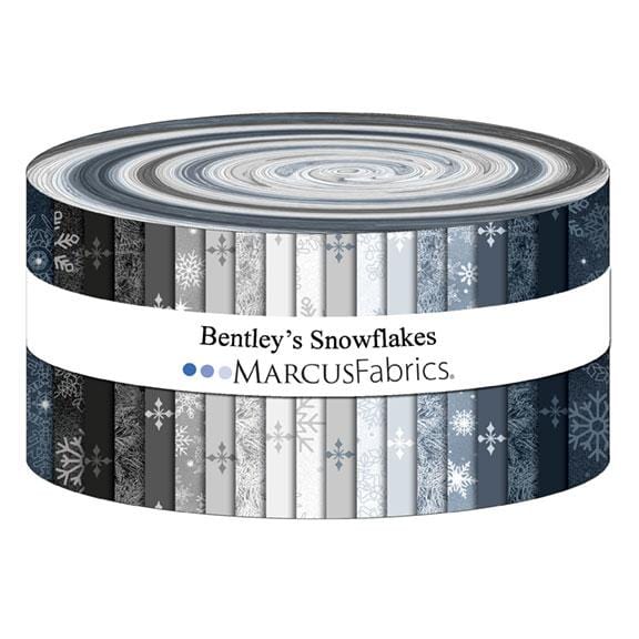 Bentley's Snowflakes - 2.5" Strips 42pcs ST96