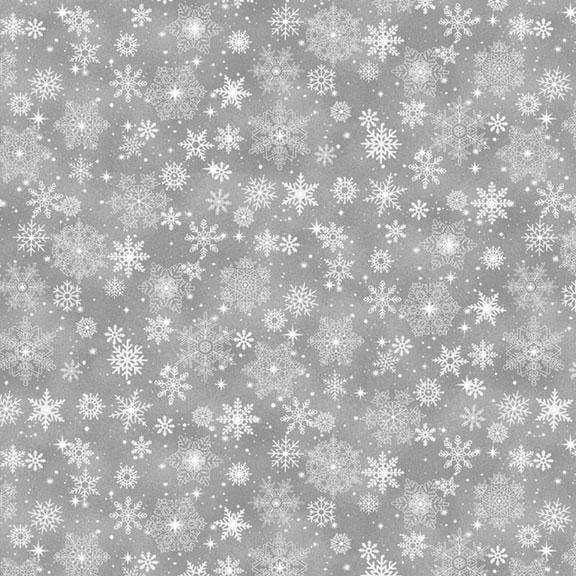 Bentley's Snowflakes - Small Snowflake Grey R650949D-GREY