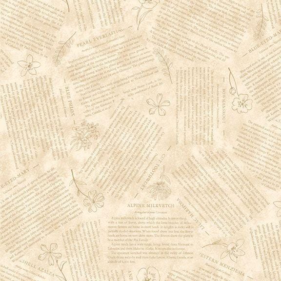 Botanical Journal - Journal Pages Beige R650856D-BEIGE