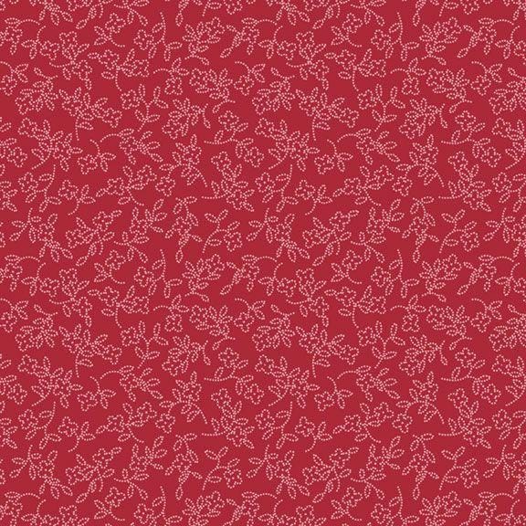 Cottage Florals - Dotted Blossom R261214D-RED