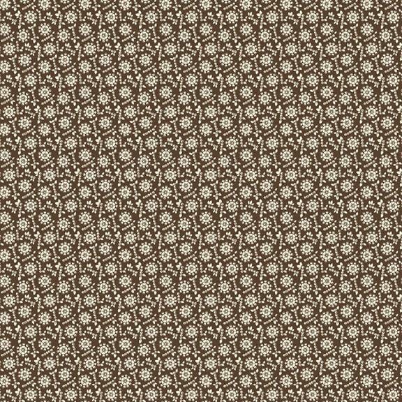 Curated Cottons - Daisy Brown R310730D-BROWN