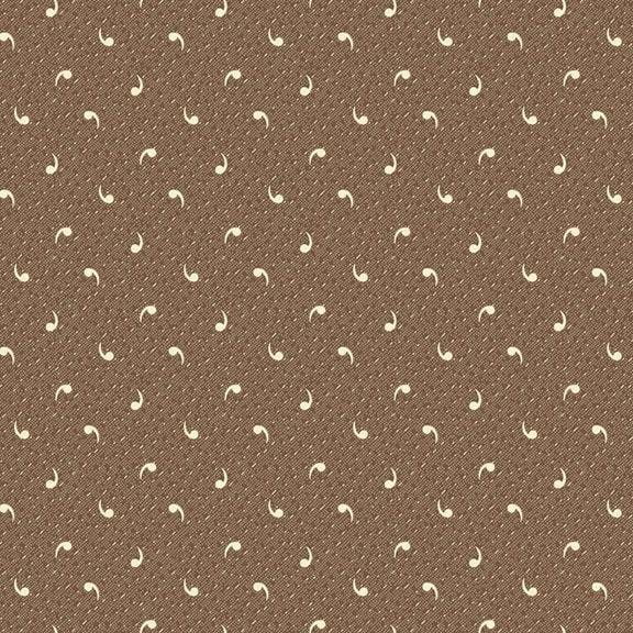 Curated Cottons - Quotation Brown R310729D-BROWN