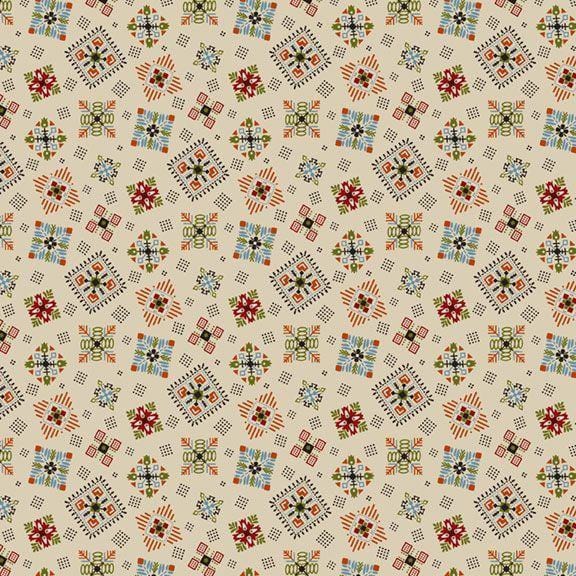 Dressing Gowns - Tossed Tiles R331257D-MULTI