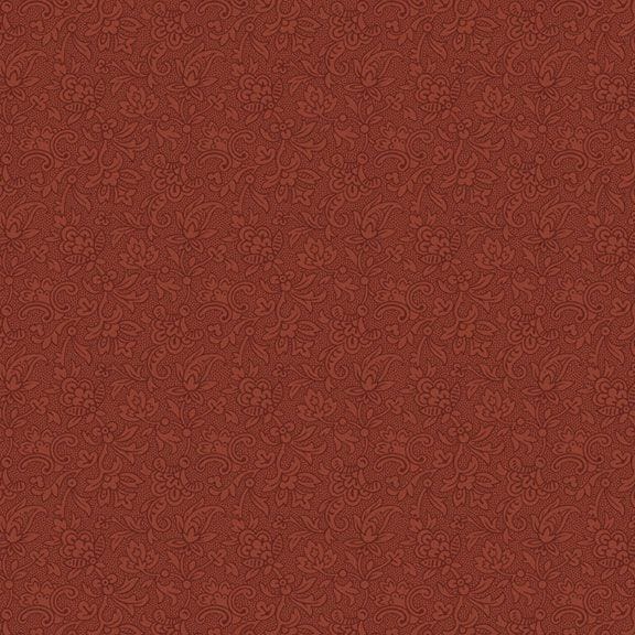 Evelyn's Hope Chest - Toanal Paisley Swirl Red R101082D-RED