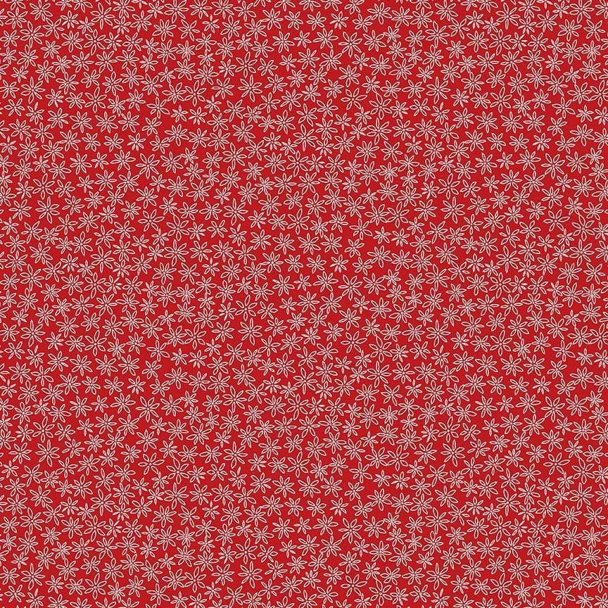 Garden Redwork - Ditsy Floral Outline REDWORK-CD3102