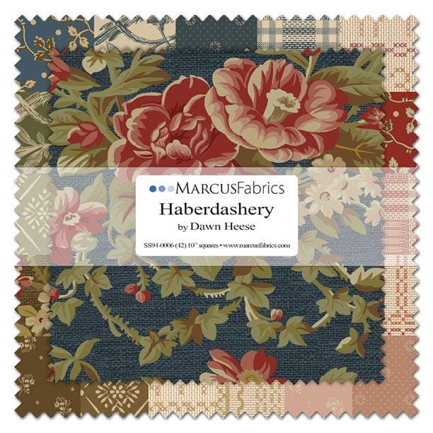 Haberdashery - 10" X 10" SQ 42 pcs SS94-0006