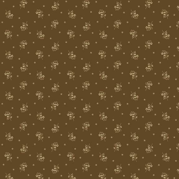 Haberdashery - Ditzy & Star R520922D-BROWN