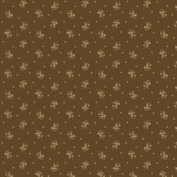 Haberdashery - Ditzy & Star R520922D-BROWN