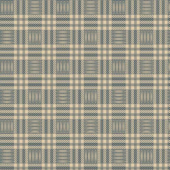 Haberdashery - Texture Plaid Blue R520925D-BLUE