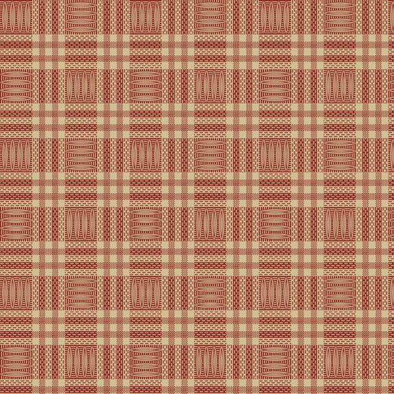 Haberdashery - Texture Plaid Red R520925D-RED