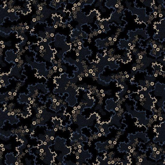 Indigo SchoolHouse - Flower Field Black R221694D-BLACK