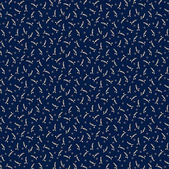 Indigo SchoolHouse - Leaf Navy R221697D-NAVY