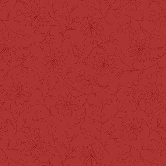 Make It Merry - Dotted Floral Red R791440D-RED