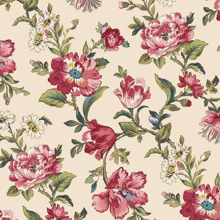 Midnight Meadow - Bold Bloom Cream R650840-CREAM