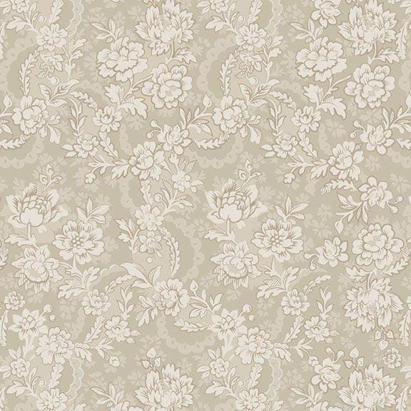 Moon Washed - Swirly Flowers R451994D-BEIGE
