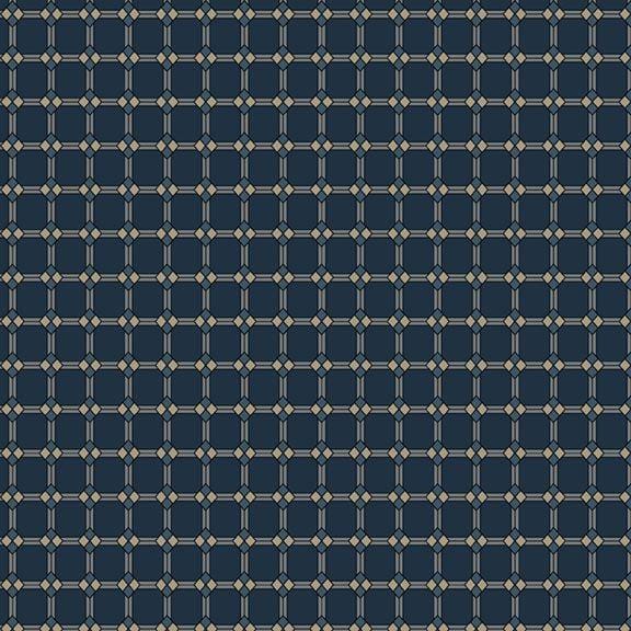Nouveau - Diamond Stripe Navy R651065D-NAVY