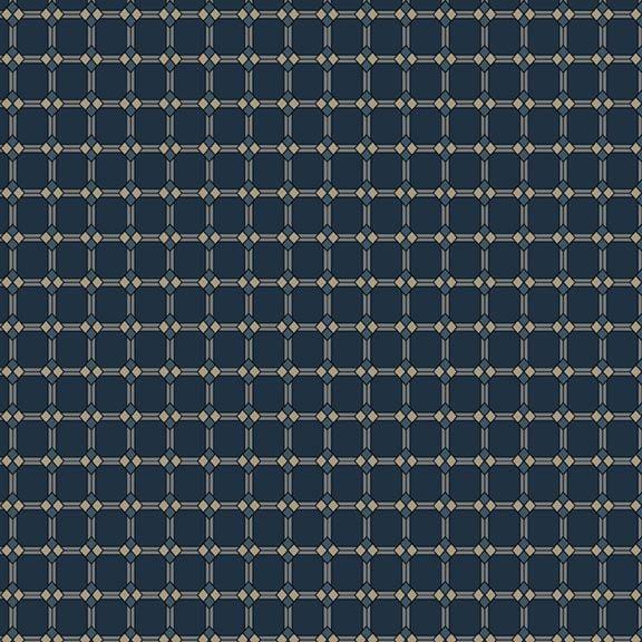 Nouveau - Diamond Stripe Navy R651065D-NAVY