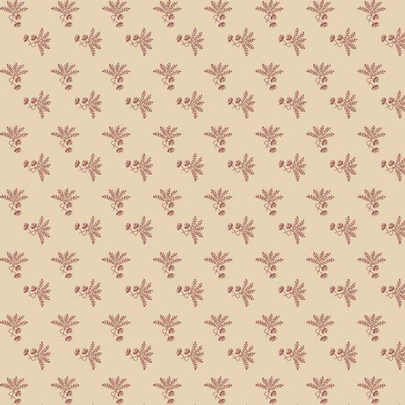 Pint Sized Neutrals - Ferny Plant Red R101246D-RED