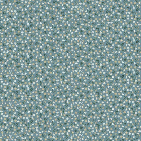 Sally's Quilt - Wild Flower Blue R250876D-BLUE