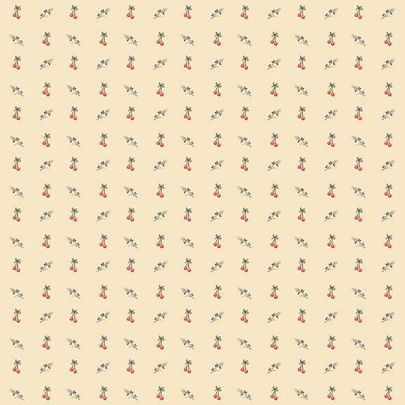 Sample Shirtings - Cherries R220651-RED