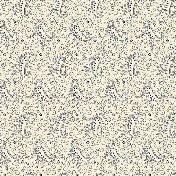 Sanibel Island - Dotted Paisley R801678D-Navy