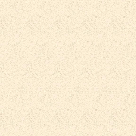 Sanibel Island - Dotted Paisley Cream R801678D-Cream