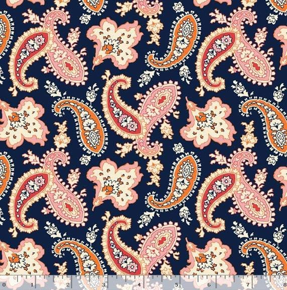 Sanibel Island - Paisley Navy R801669D-NAVY