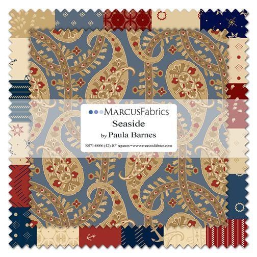 Seaside -  10 Inch Square Bundle 42 pc SS71