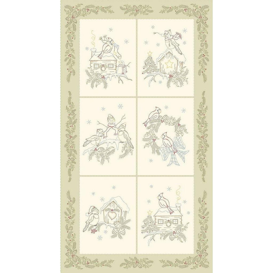 Songbird Holiday - Songbird Panel Sage R190961P-SAGE