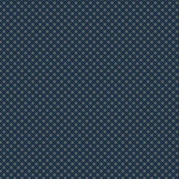 Sturbridge Floral Petites - Gear Grid Blue R170716D-BLUE