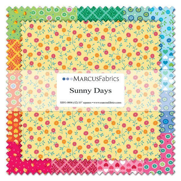 Sunny Days - 10" x 10" Squares 42pcs SS91