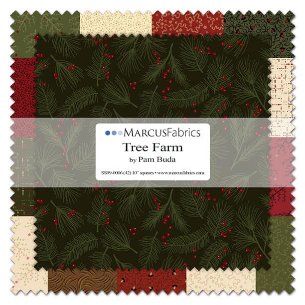 Tree Farm - 10" x 10" Squares 42pcs SS99