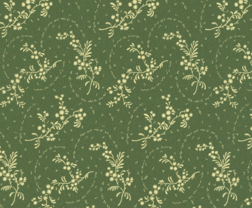 Whimsical Vines Green - Cozy Christmas R111334D-GREEN
