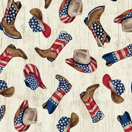 All American - Hats and Boots Cream CX10928-CREM-D