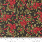 Christmas Bows Ebony - Candlelight Christmas 44423-16