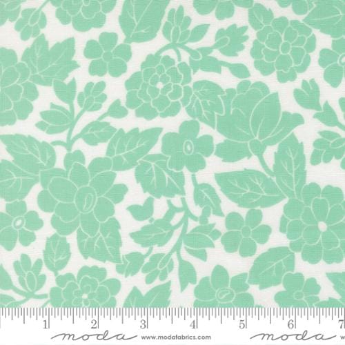 Damask Floral Aqua - Bloomsberry 55351-11