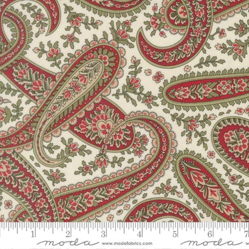 Plaza Paisley Cream - Candlelight Christmas 44422-11