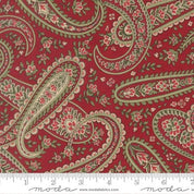 Plaza Paisley Crimson - Candlelight Christmas 44422-13