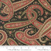Plaza Paisley Ebony - Candlelight Christmas 44422-16
