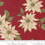 Poinsettia Floral Red - Candlelight Christmas 44420-13