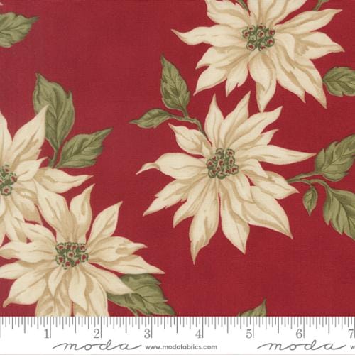 Poinsettia Floral Red - Candlelight Christmas 44420-13