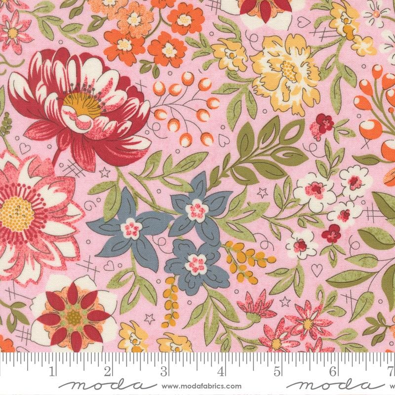 Fieldrush Cotton Fabric - Covent Peony (Moda) 30780-14
