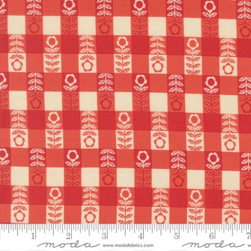 The Henhouse Cotton Fabric - Barn Red (Moda) 48436-16