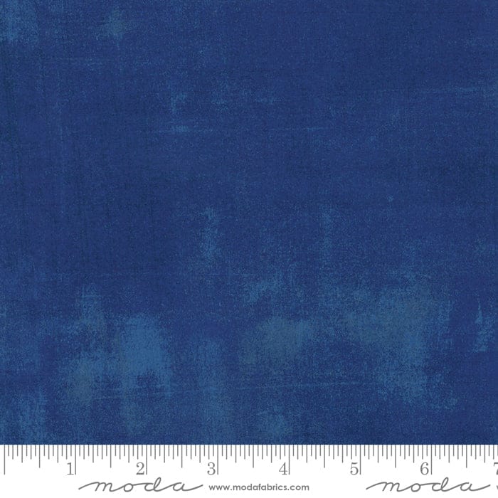 The Henhouse Cotton Fabric - Cobalt (Moda) 48434-19