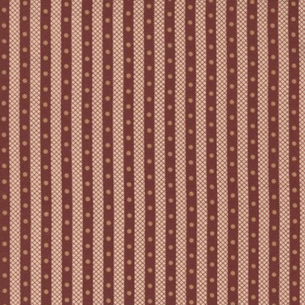 Adamstown - Dotted Stripe Red 38134-15