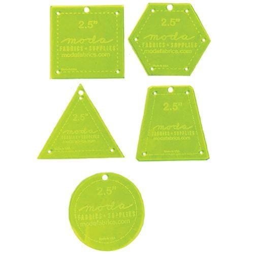 Basic 2.5" Template Set 5ct. 2001-12