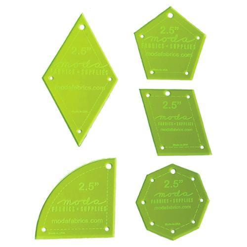 Basic 2.5" Template Set 5ct. 2001-13