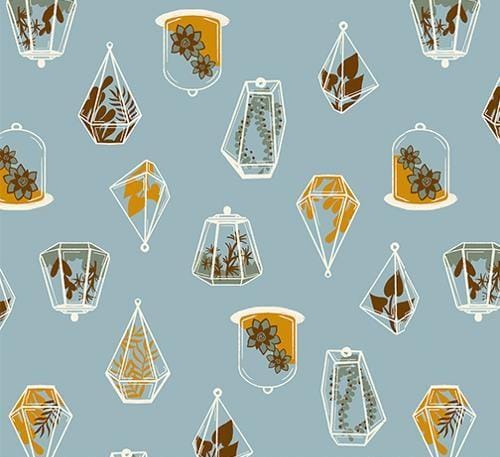 Calathea - Light Blue House RS5183-13