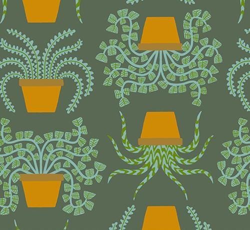 Calathea - Seaweed Pots RS5182-13