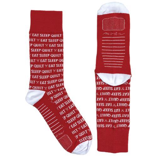 Eat Sleep Quilt Socks SOCKS-30